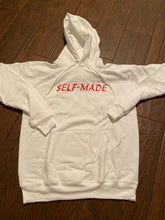 Load image into Gallery viewer, Classic White $elf-Made Hoodie
