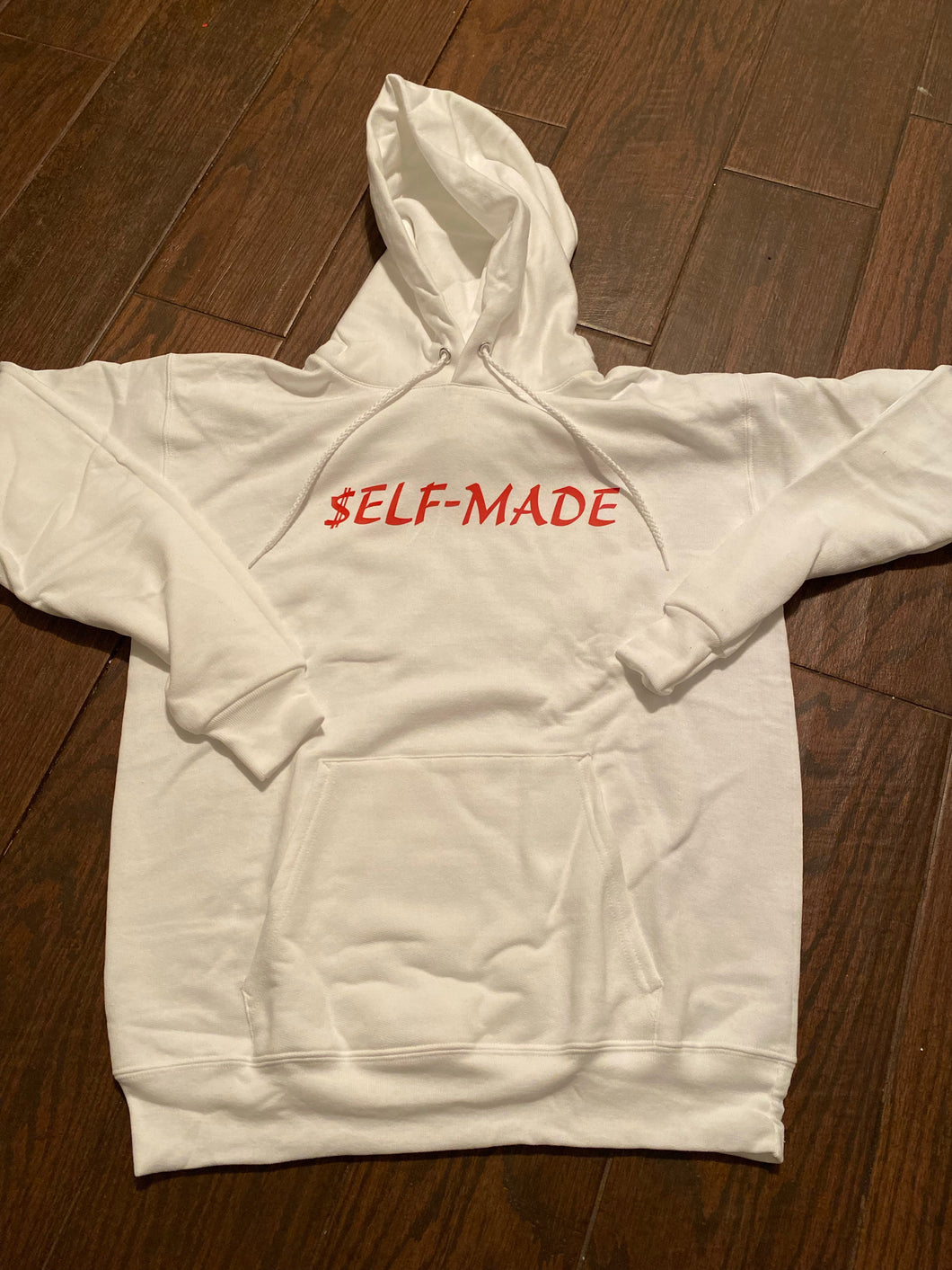 Classic White $elf-Made Hoodie