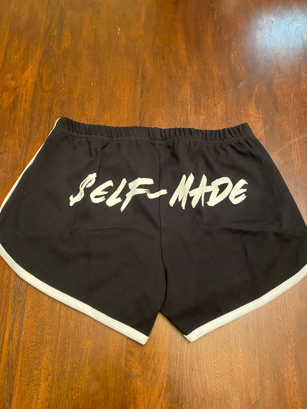 Self Made Logo Booty Shorts